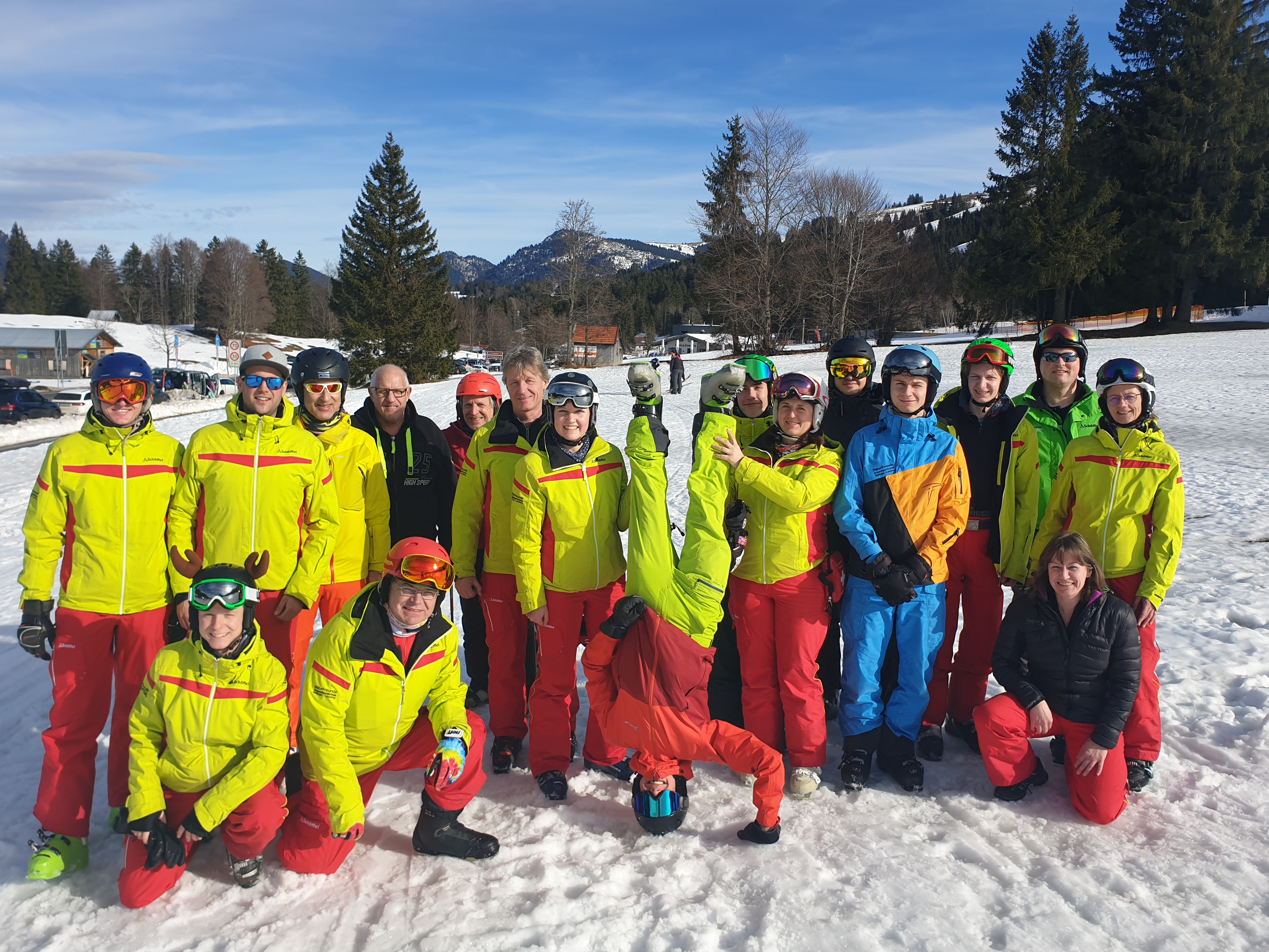 Gruppenbild Skischule